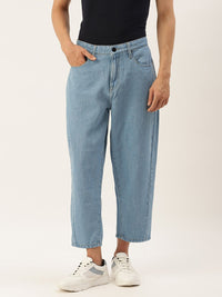 Bene Kleed Men Mid rise Loose Fit Cropped Jeans