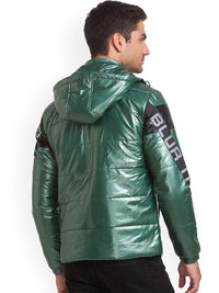 Being Human Striped Hooded Puffer Jacket