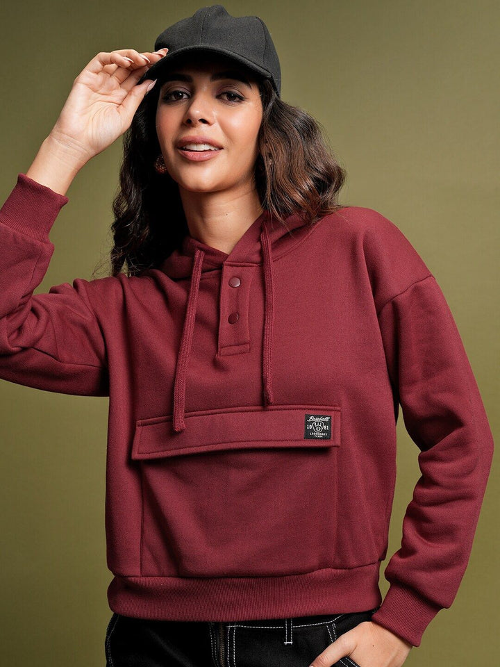 Tokyo Talkies Relaxed Fit Hooded Sweatshirt
