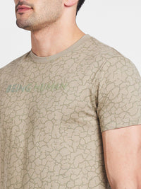 Being Human Abstract Printed Cotton T-shirt