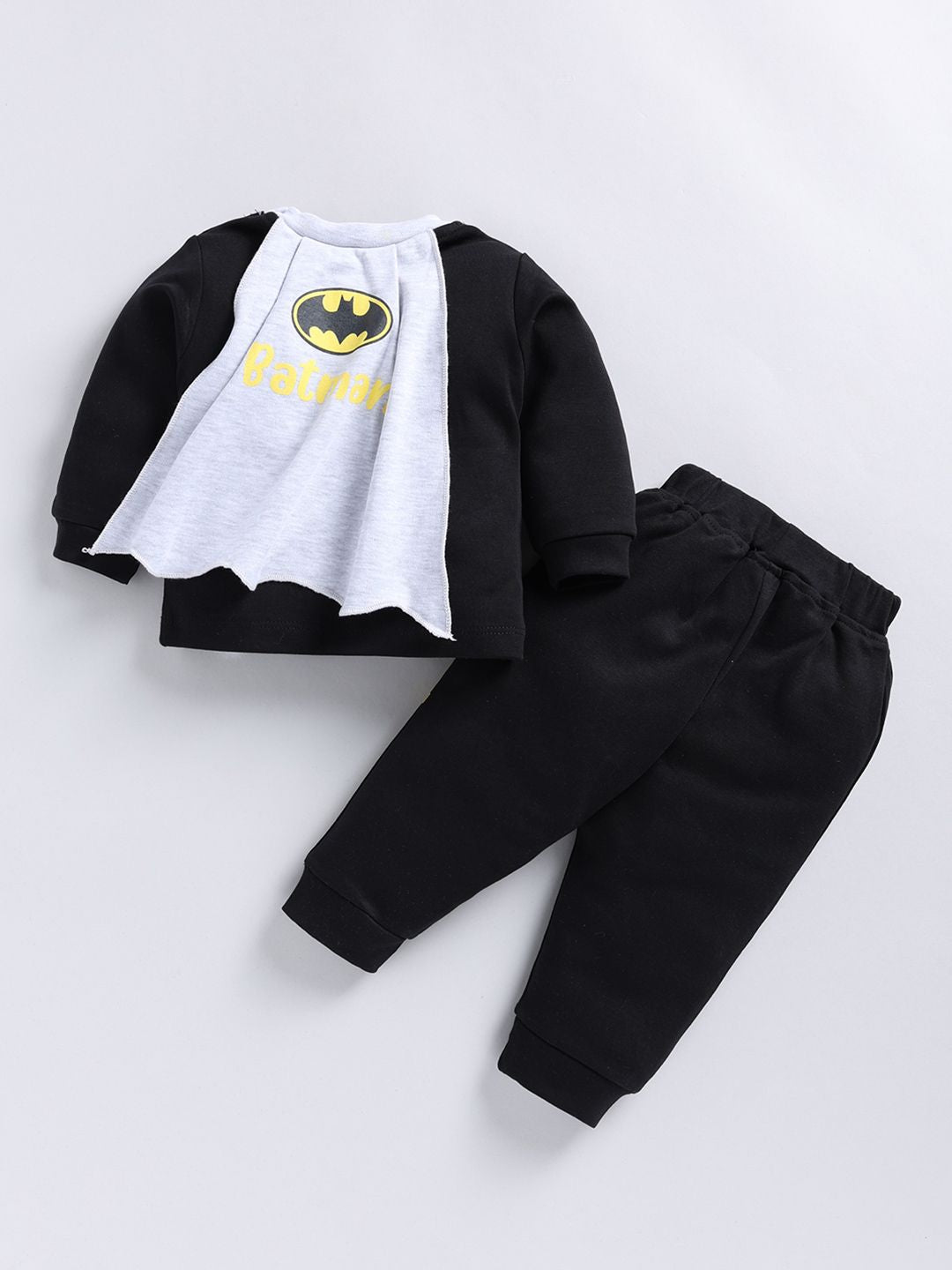 Moms Love Infant Boys Printed Pure Cotton Batman Clothing Set