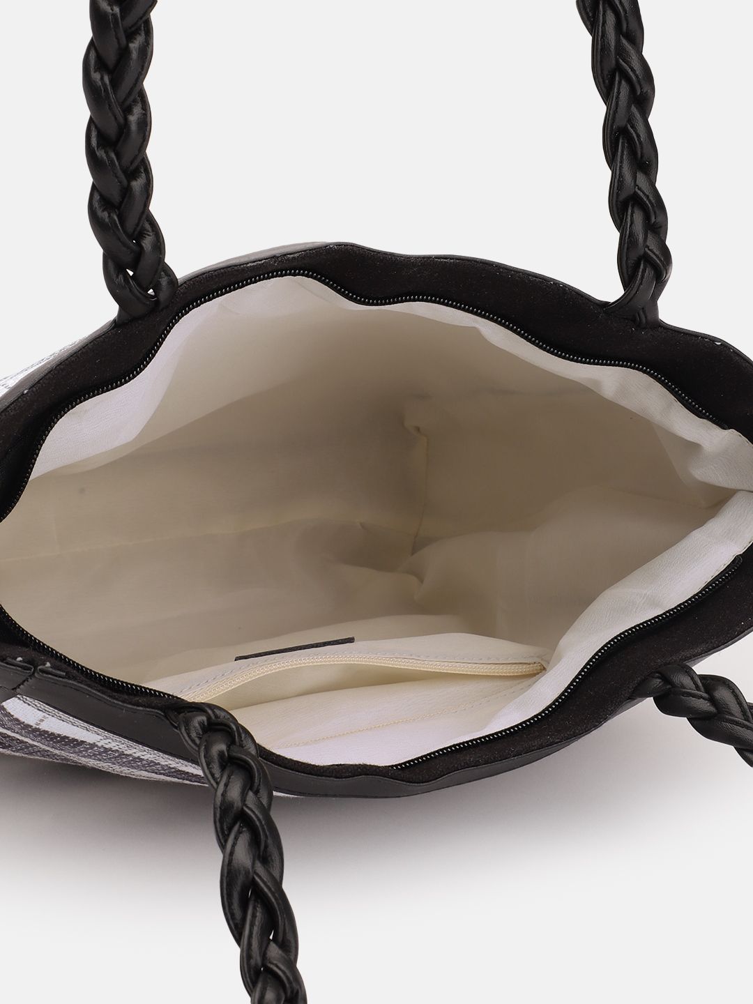 Anouk Self Striped Structured Sling Bag
