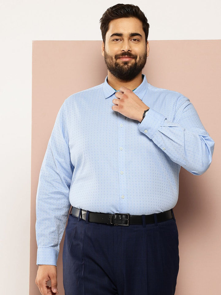 Thomas Scott Men Plus Size Premium Pure Cotton Formal Shirt