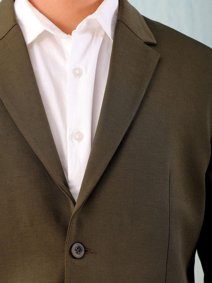 The Indian Garage Co. X Luxe Comfort Fit Single-Breasted Blazer