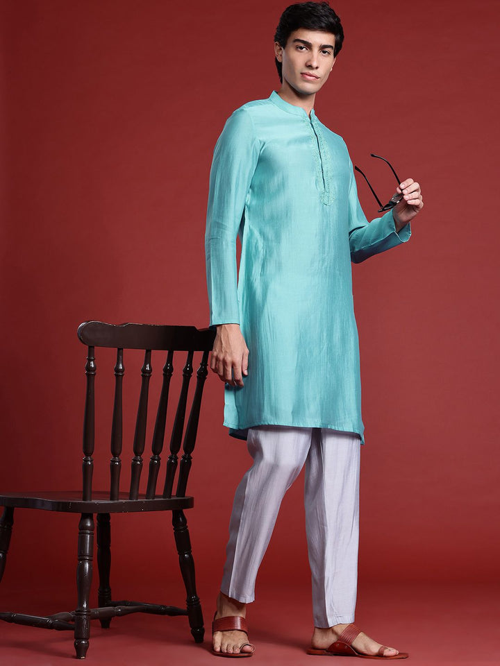 Anouk Tyohaar Collection Straight Kurta with Thread Work