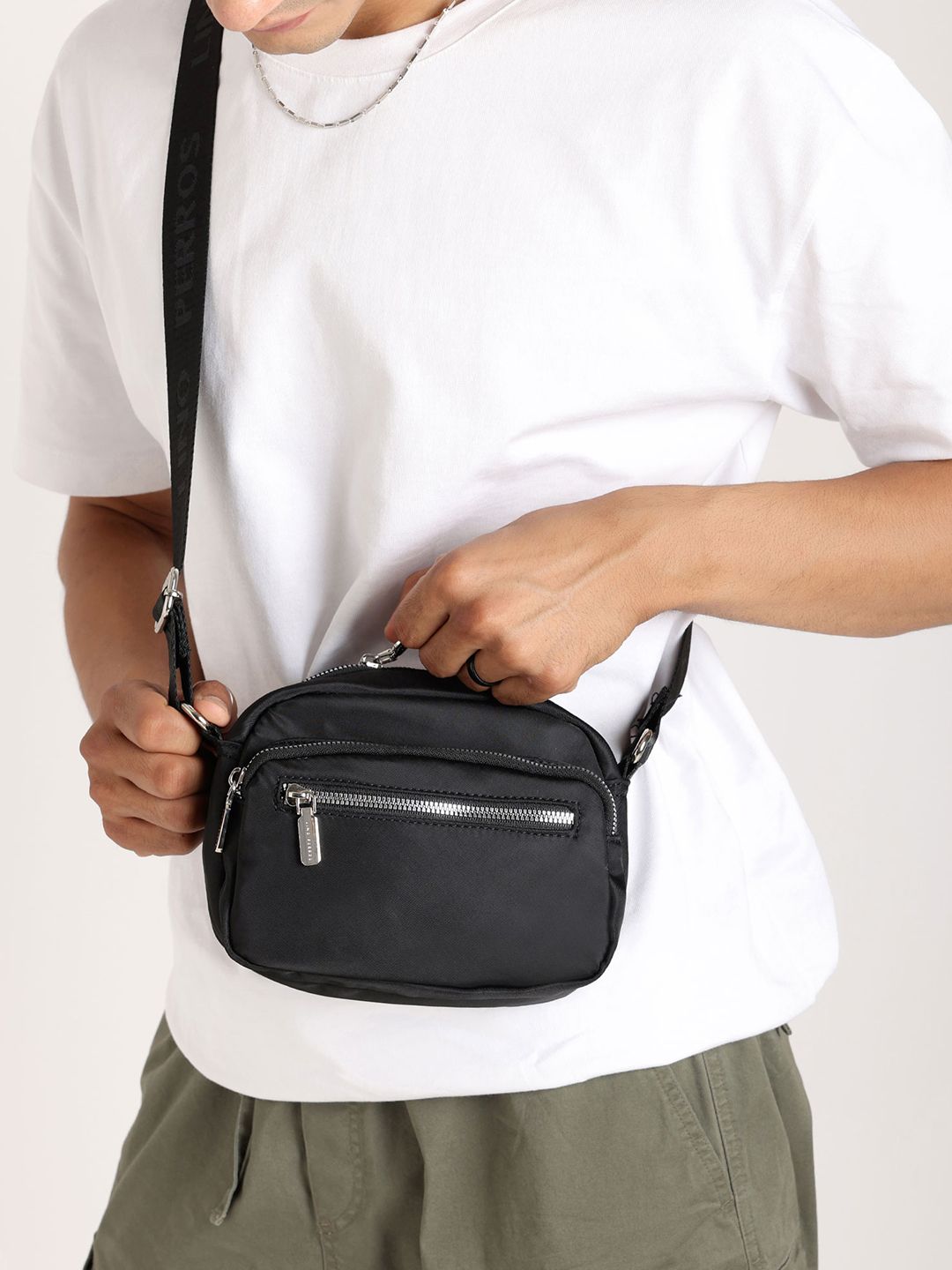 Lino Perros Structured Sling Bag