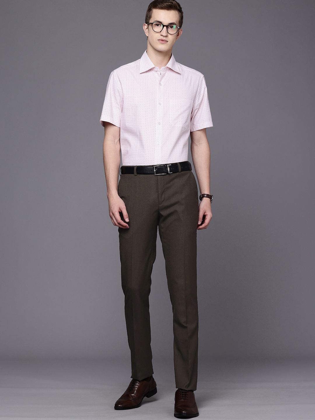 Raymond Men Slim Fit Formal Trousers