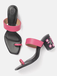 House of Pataudi Open Toe  Block Heels