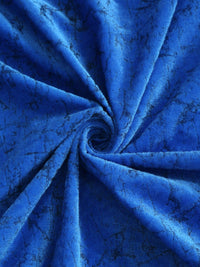 Cortina Set Of 2 Blue Velvet Room Darkening Window Curtain