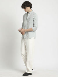 THE BEAR HOUSE Men Slim Fit Opaque Striped Casual Shirt