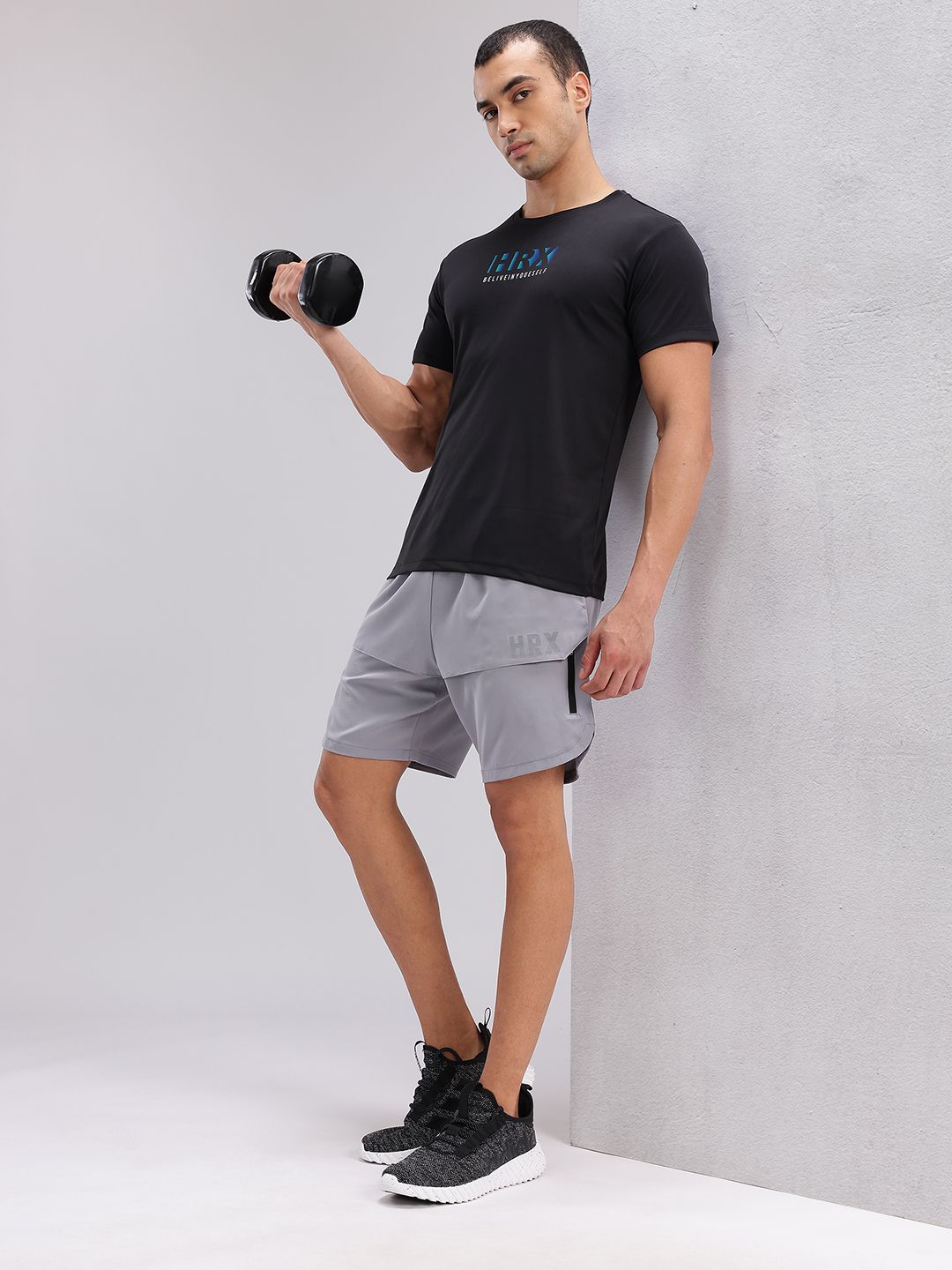 HRX by Hrithik Roshan Men Brand Logo Printed Training T-shirt