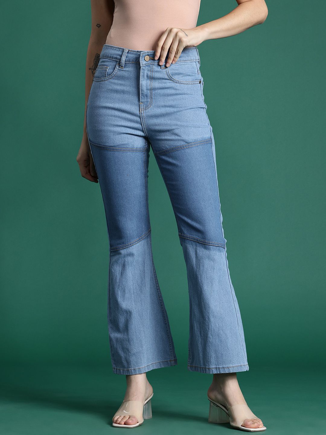 DressBerry Women Bootcut Stretchable Jeans