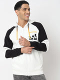 SPYKAR Graphic Printed Hooded Cotton Sweatshirt