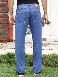 Thomas Scott Men Smart Baggy Fit Cotton Jeans