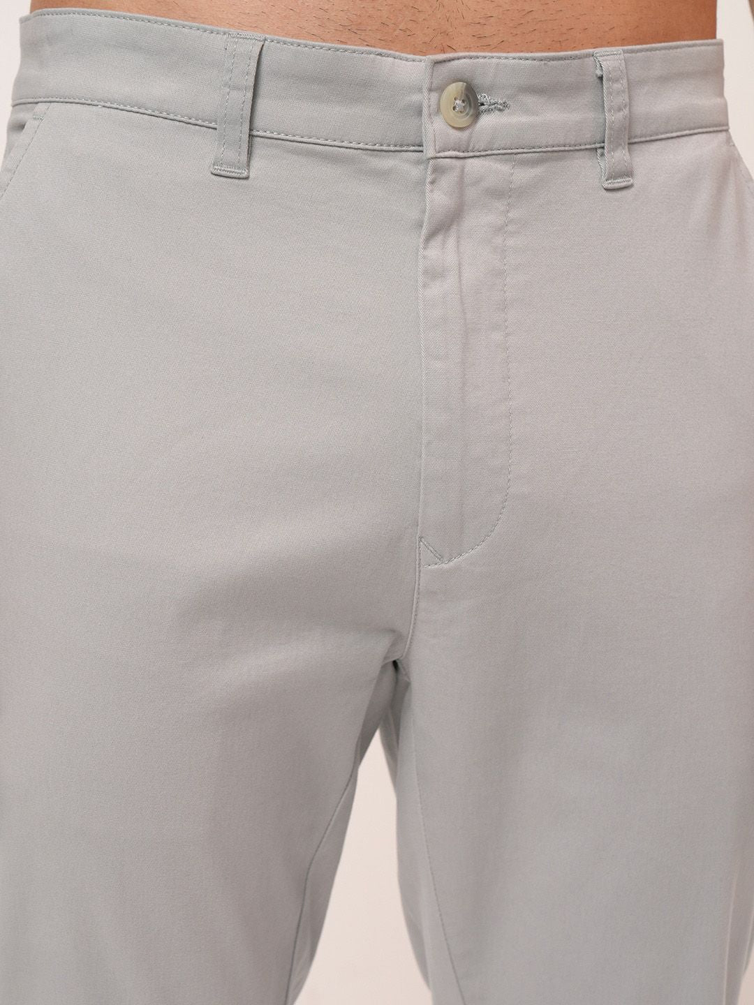 HIGHLANDER Men Soft Feel Twill Chino Trousers