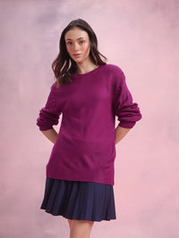 DressBerry Drop-Shoulder Sleeves Pullover