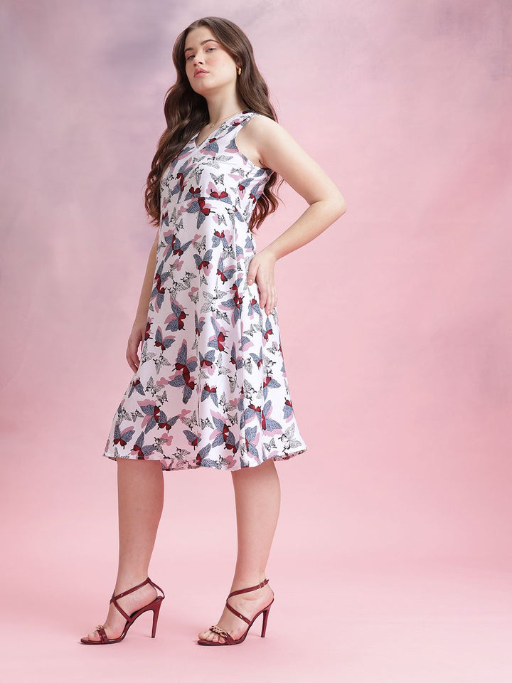 DressBerry Conversational Print Shift Dress