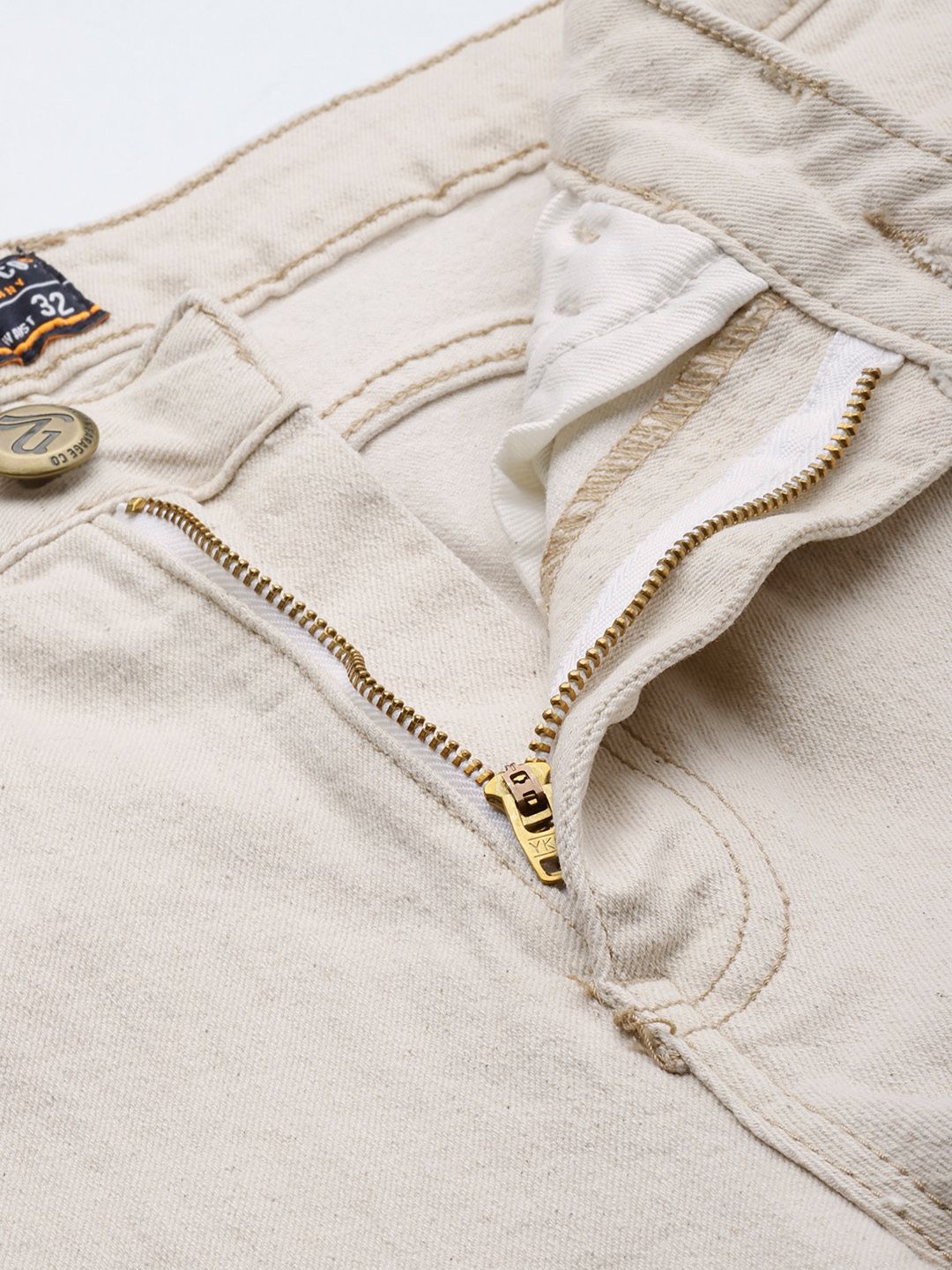 The Indian Garage Co Men Carrot fit Jeans