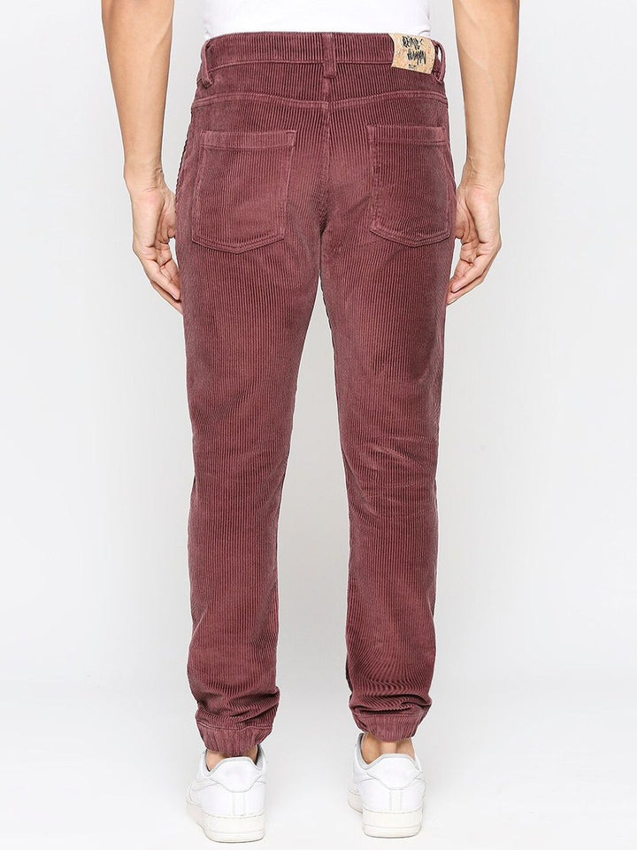 Being Human Men Striped Mid Rise Jogger