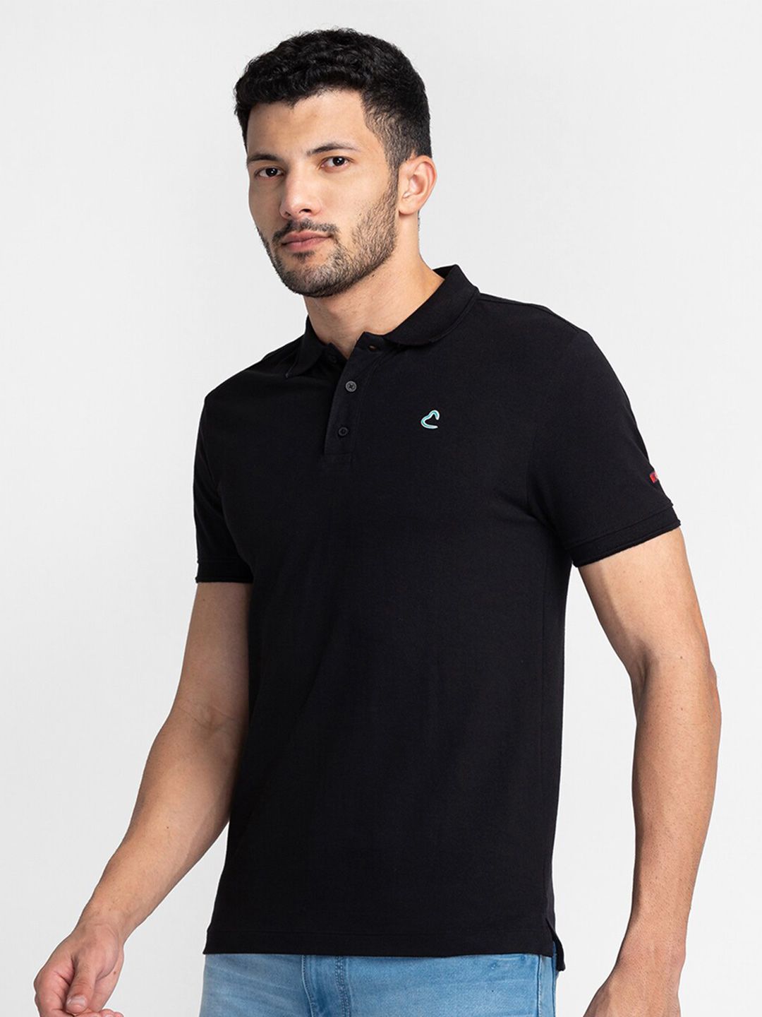 Being Human Polo Collar Cotton T-shirt
