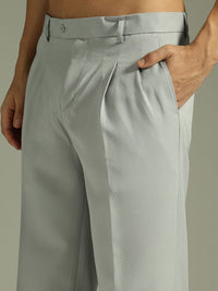 DENNISON Men Baggy Fit Pleated Trousers