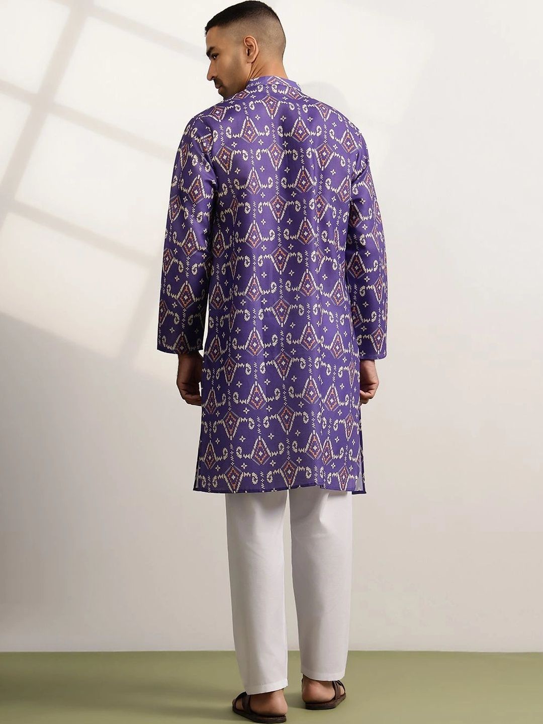 Anouk Men Printed Regular Kurta with Pyjamas