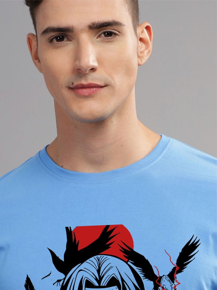 ADRO Men Typography Printed Applique T-shirt