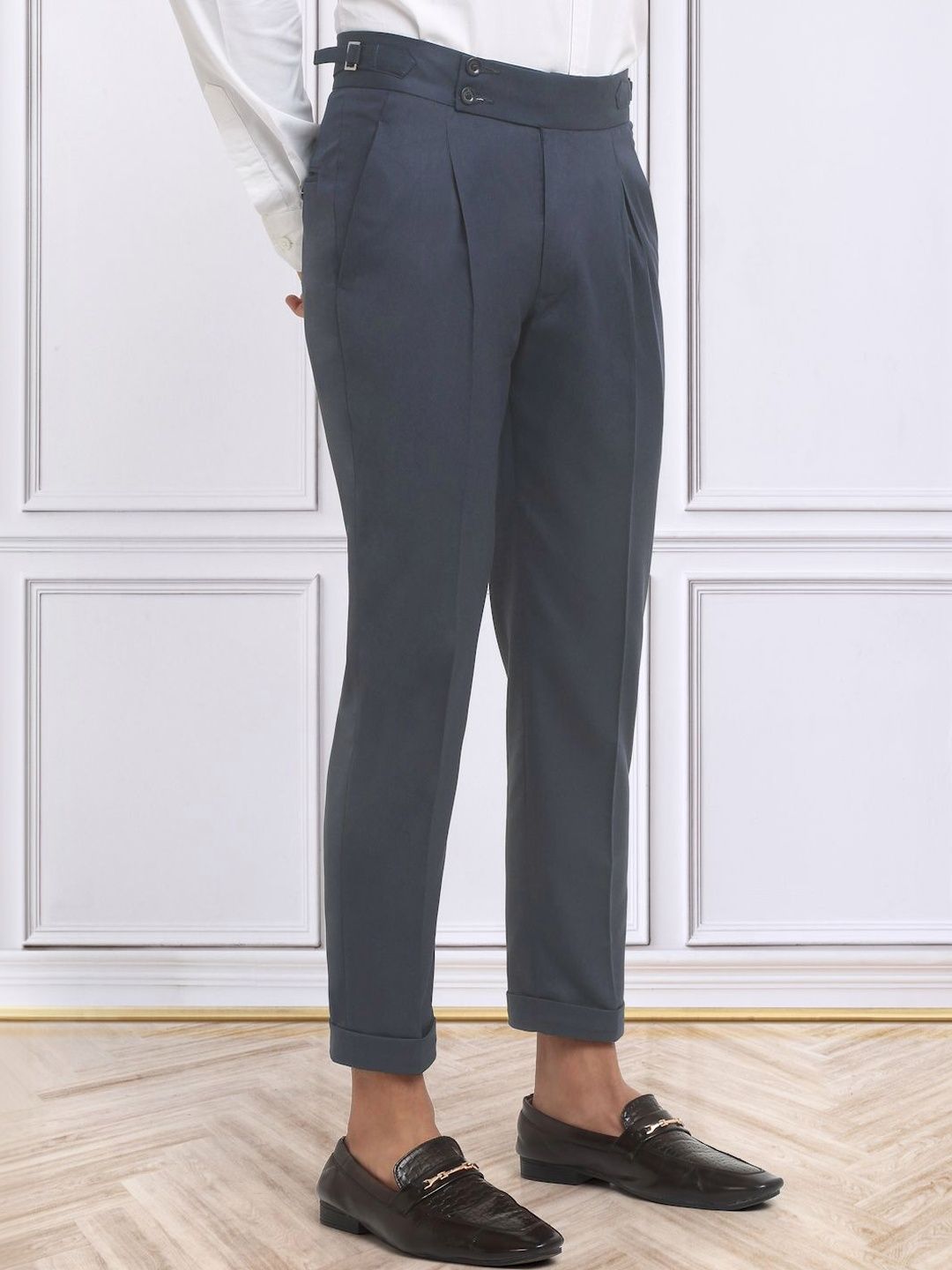 Moda Rapido Men Slim Fit High-Rise Easy Wash Seluar