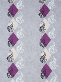 Myntra Elegant Homes Purple Geometric Pure Cotton 400 TC Set Cadar Dilengkapi-2.5mX2.25m