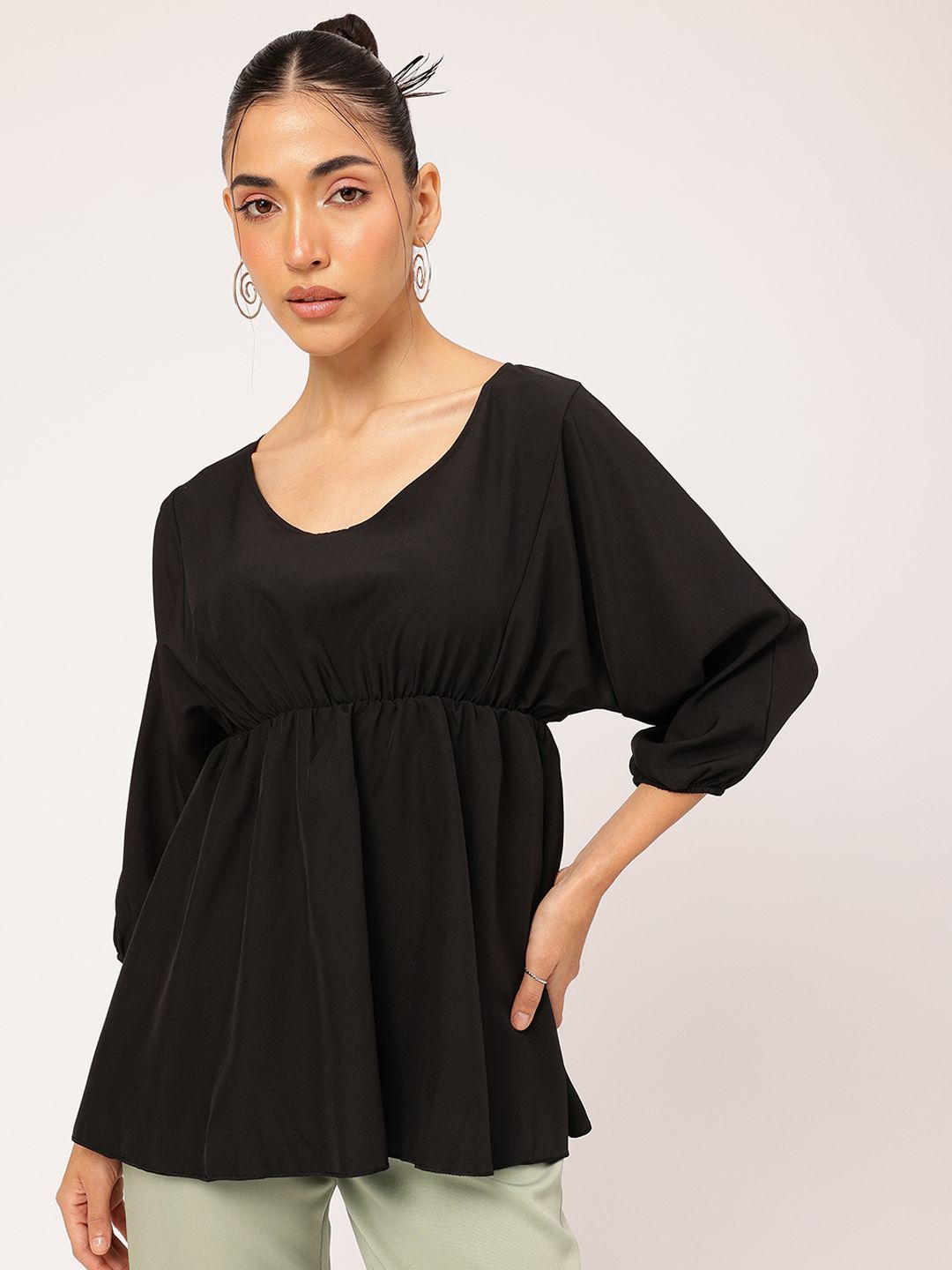 DressBerry High-Waisted Chic Empire Top