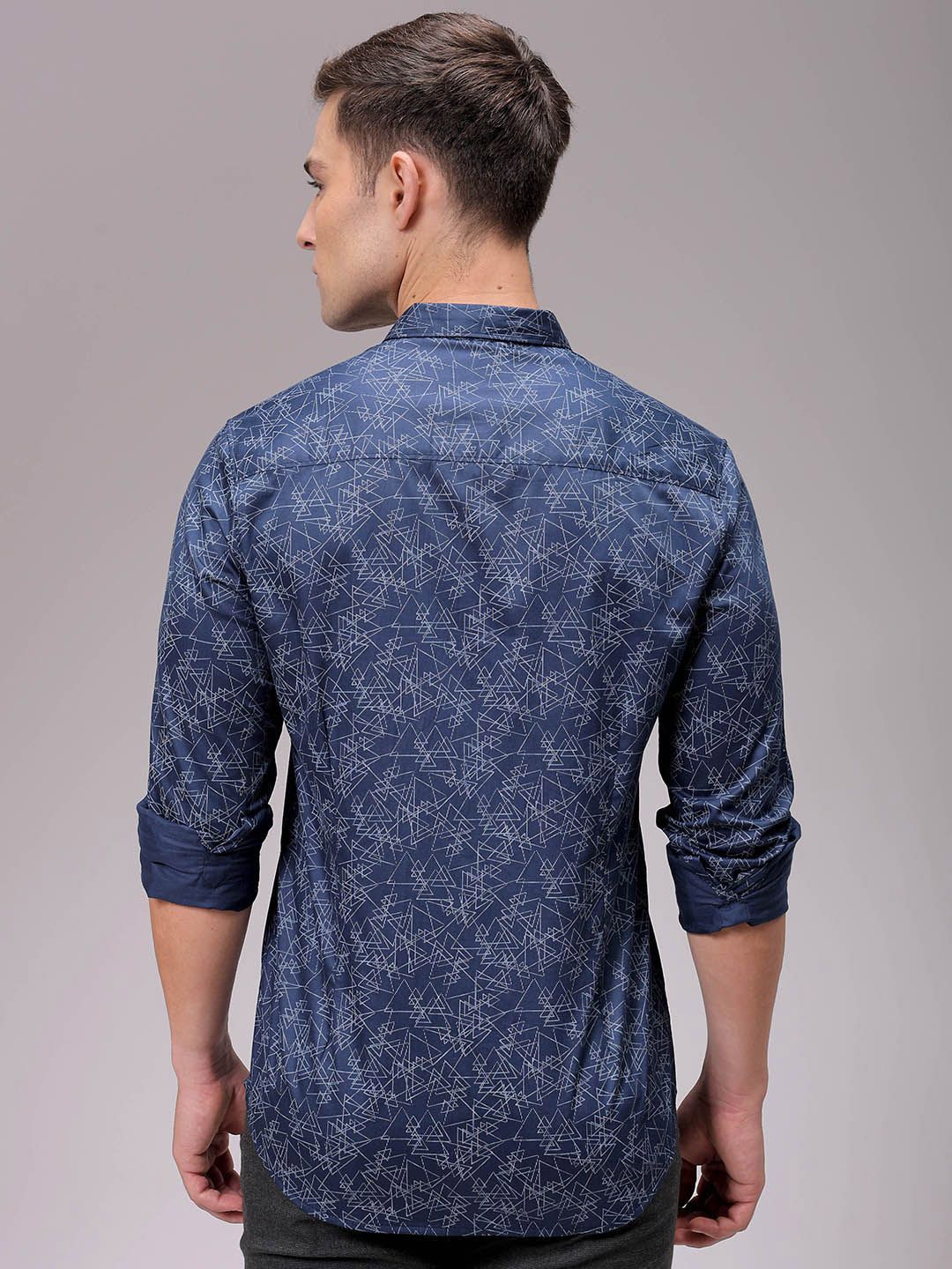 The Indian Garage Co Men Slim Fit Opaque Printed Casual Shirt