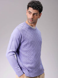 The Indian Garage Co Men Self Design Pullover Sweaters
