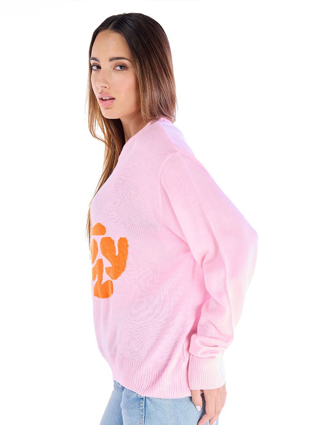 Bewakoof Women Typography Printed Pullover Sweaters