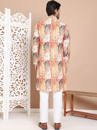 Jompers Men Printed Regular Pure Cotton Kurta with Pyjamas