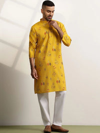 Anouk Men Printed Regular Kurta with Trousers