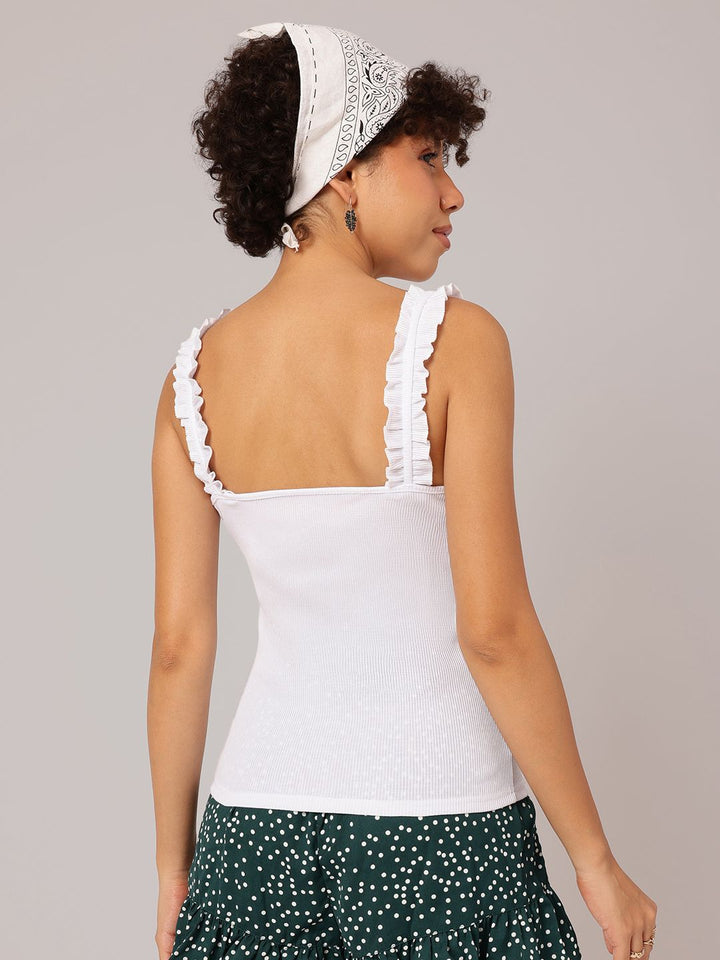 DressBerry Girly Glamorama Ribbed Top