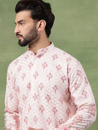 SOJANYA Men Ethnic Motifs Embroidered Kurta