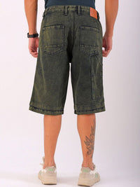 The Indian Garage Co Men Mid-Rise Denim Relaxed Fit Shorts