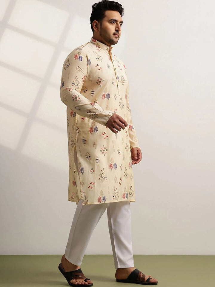 SOJANYA PLUS Motif Etnik Lelaki Bercetak Kurta