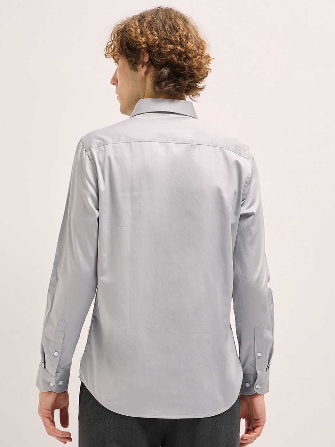 THE BEAR HOUSE Men Tailored Fit Formal Shirt