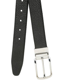 Teakwood Leathers Men Textured Leather Reversible Formal Belt