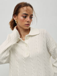 STREET 9 Women Cable Knit Pullover