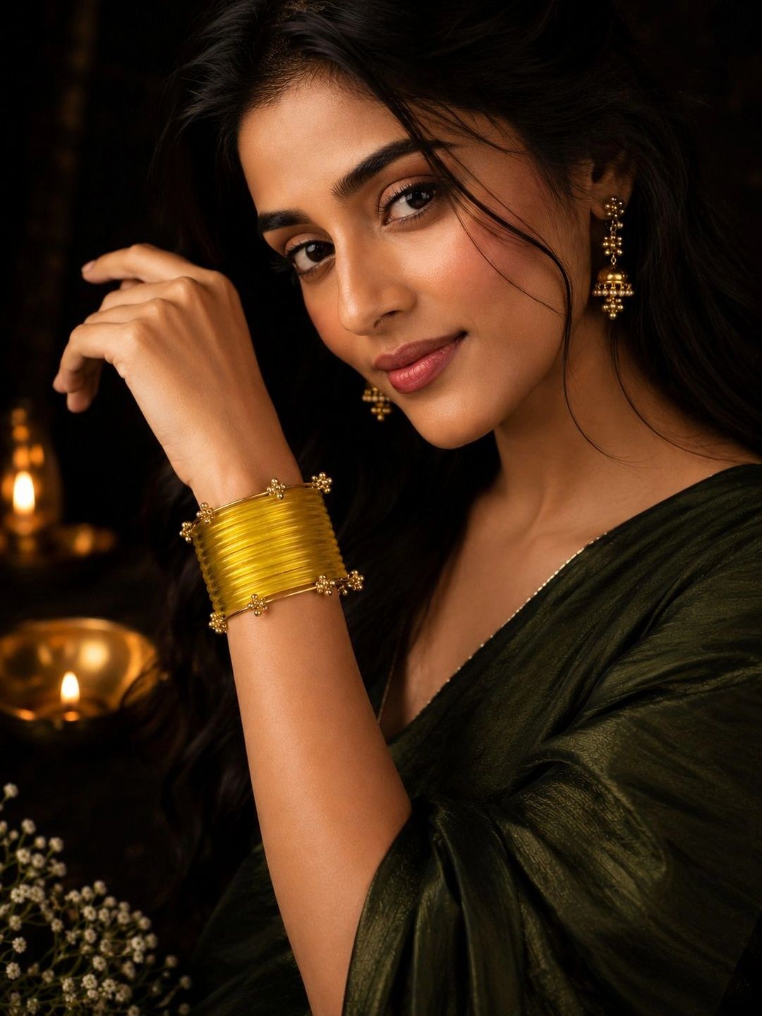 PANASH Gold-Plated Bangle