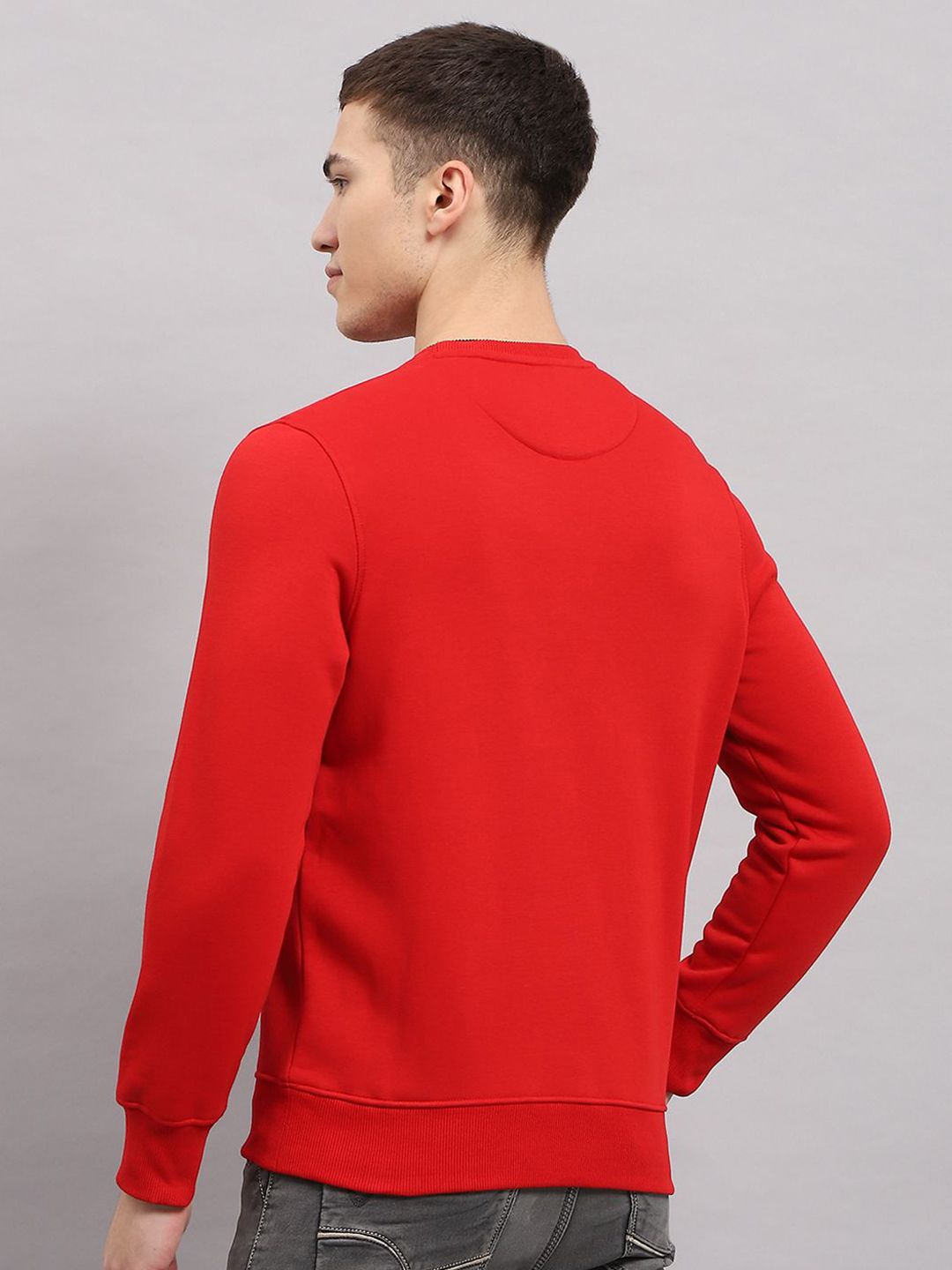 Monte Carlo Men Typography Printed Pullover Cotton Sweatshirt