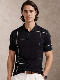 Baju-T Kolar Polo Bercetak ADRO Lelaki