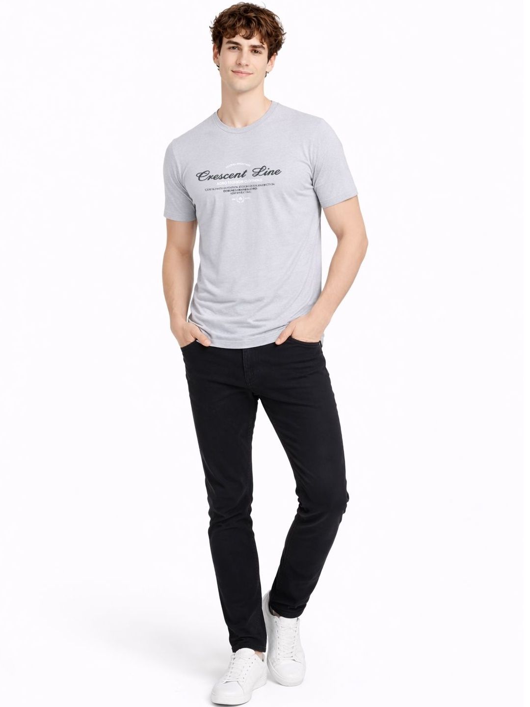 ADRO Men Typography Printed T-shirt
