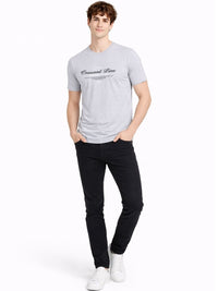 ADRO Men Typography Printed T-shirt