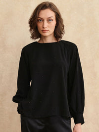 Rareism Women Boat Neck Top