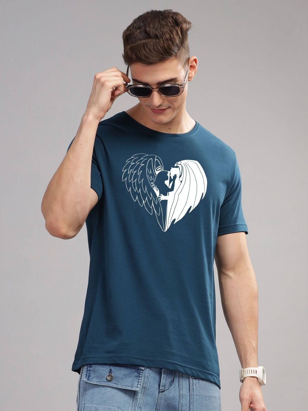 ADRO Men Printed T-shirt