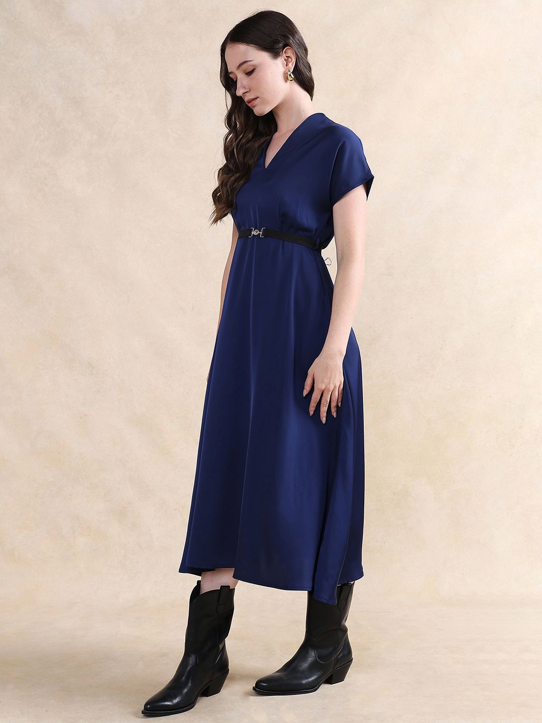 RAREISM Women Formal A-Line Midi Dress